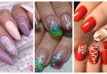 Unghii de Craciun simple: Cele mai trendy modele