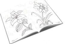Floare de colorat: Care sunt cele mai frumoase planse de colorat flori?