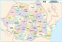 Care este harta cu orasele din Romania?
