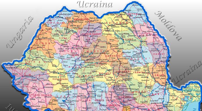 Care este harta geografica a Romaniei?