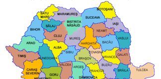 Care este harta judete a Romaniei?