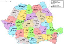 Care este harta cu orasele din Romania?