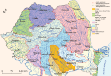 Care este harta rauri Romania?