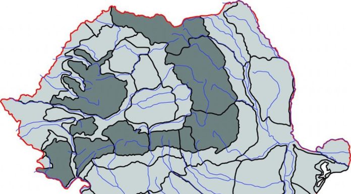 Care este harta raurilor Romaniei?