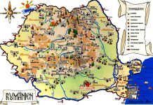 Care este harta turistica a Romaniei?