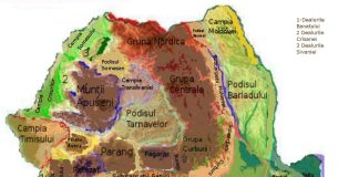 Care este harta de relief a Romaniei?