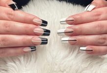 Ce model de unghii cu gel negre patrate sa alegi?