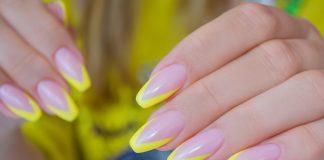 Top idei de unghii cu gel rosii balerina