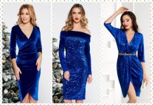 Care sunt cele mai frumoase rochii albastre elegante?