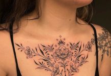 Care sunt cele cele mai deosebite tatuaje fete pe piept?
