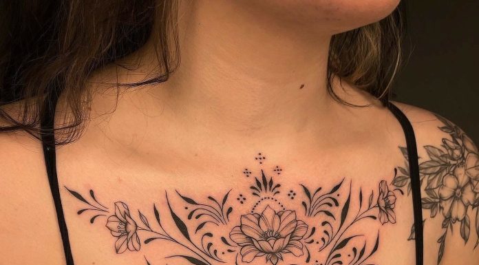 Care sunt cele cele mai deosebite tatuaje fete pe piept?