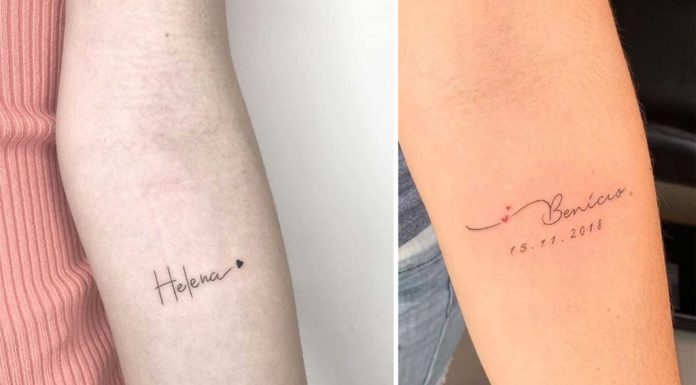 Ce modele de tatuaje cu numele copiilor sa-ti faci?