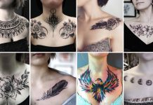 Care sunt cele cele mai deosebite tatuaje fete pe piept?