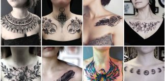 Care sunt cele cele mai deosebite tatuaje fete pe piept?