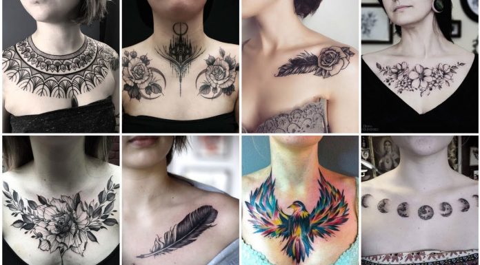 Care sunt cele cele mai deosebite tatuaje fete pe piept?