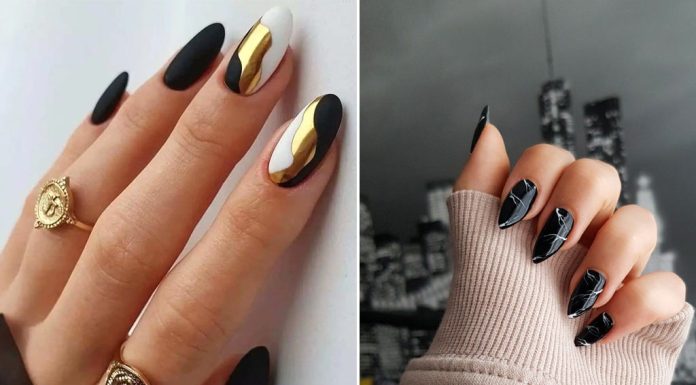 Ce model de unghii cu gel negre patrate sa alegi?