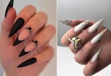 Unghii cu gel negru: Care sunt cele mai originale idei?