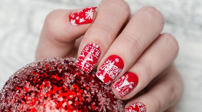 Ce modele de unghii cu gel de Craciun 2021 poti incerca?