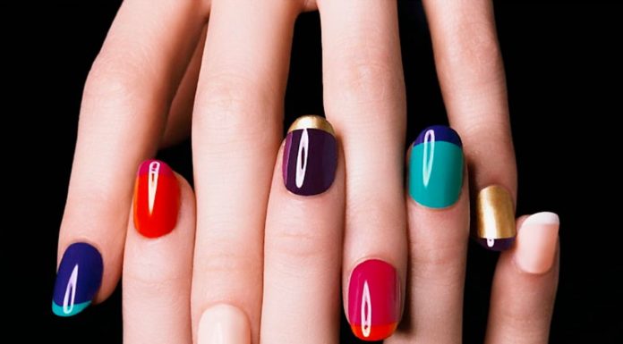 Cele mai elegante modele de unghii french colorate